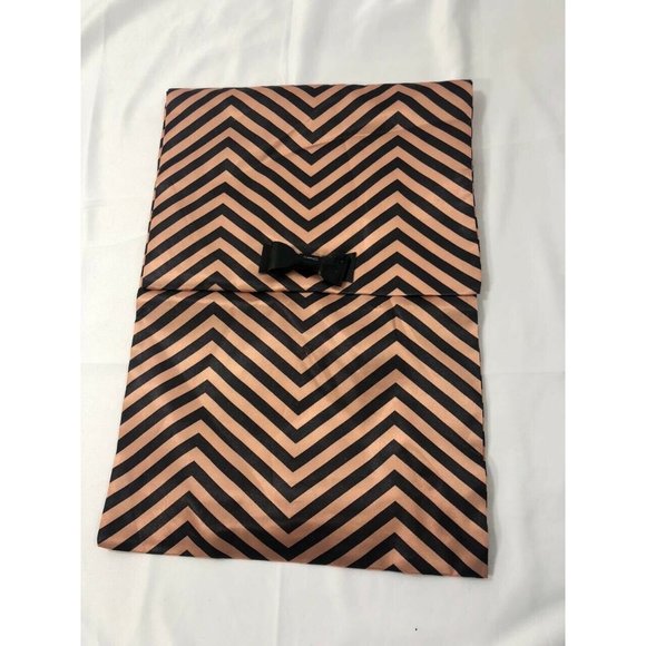 Authentic Mac Make Up Bag Case Storage Travel Case Bow Pink Vintage 13" x 9.3" - Picture 6 of 6